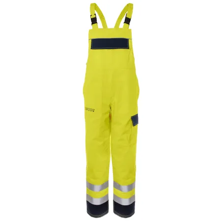 Spodnie ogrodniczki ST003 PLUS HV Żółty