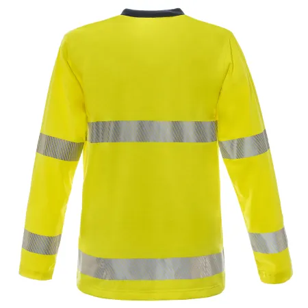 Koszulka z długim rękawem T-shirt ST10 PLUS HV Żółty